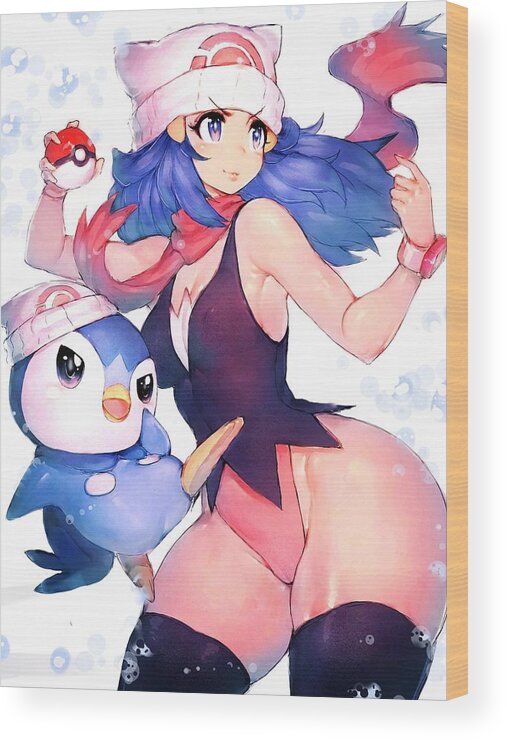 A very happy Dawn looking at you, Pokémon