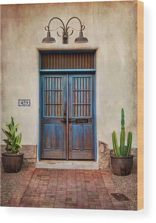 Doors Wood Print featuring the photograph Doubleheader by Carmen Kern