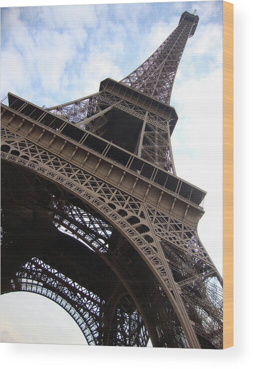 Eiffel Tower Wood Print featuring the photograph Eiffel Tower by Roxy Rich