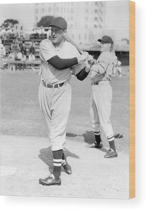 1930-1939 Wood Print featuring the photograph Joe Cronin by National Baseball Hall Of Fame Library