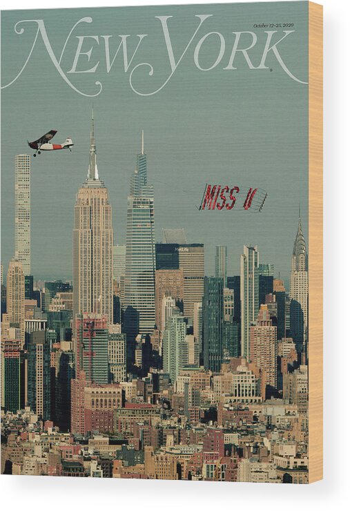 New York City Wood Print featuring the photograph Miss U by Alexei Hay