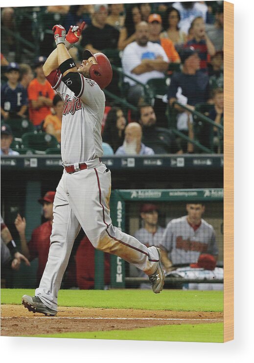 People Wood Print featuring the photograph Pat Neshek and Welington Castillo by Scott Halleran