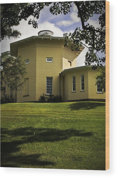 Amherst College Wood Print featuring the photograph Amherst College Lawrence Observatory by Phil Cardamone