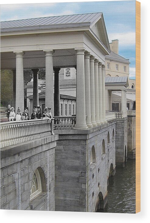 Philadelphia Wood Print featuring the photograph Children at the Water Works by Eric Nagy
