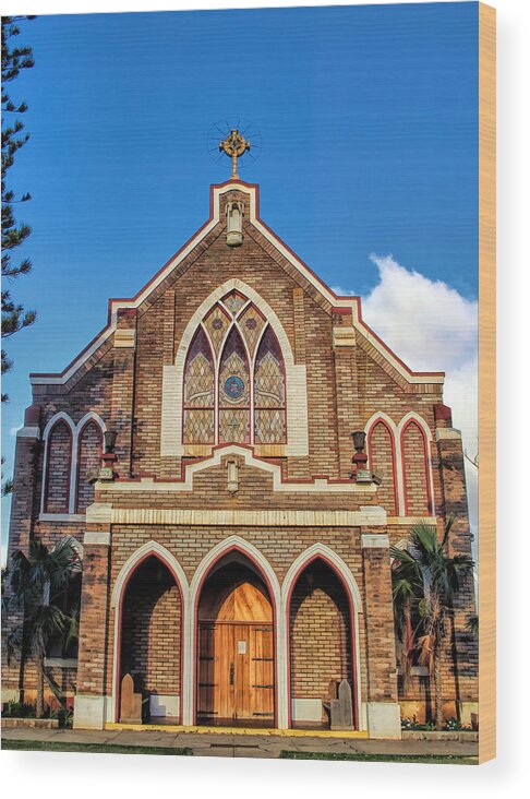 Church Wood Print featuring the photograph Church 1 by Dawn Eshelman