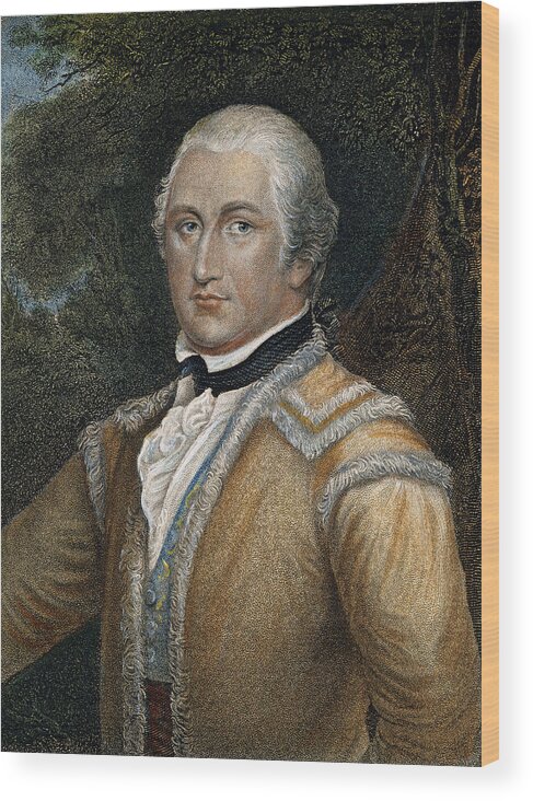 18th Century Wood Print featuring the photograph Daniel Morgan (1736-1802) by Granger