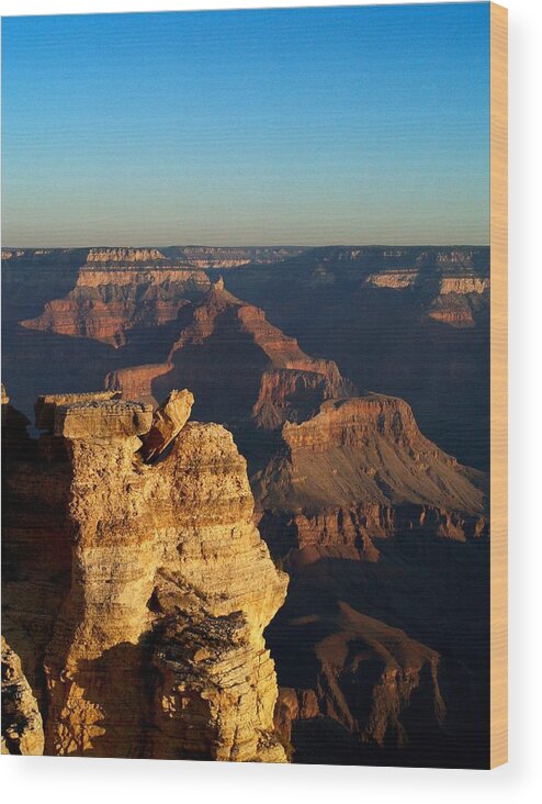 Grand Canyon Wood Print featuring the photograph Grand Canyon Sunrise Two by Joshua House