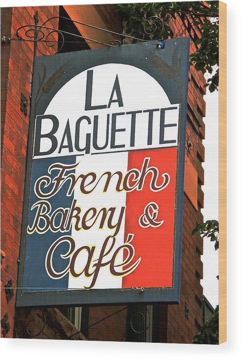 La Baguette Wood Print featuring the photograph La Baguette by Jeff Gater