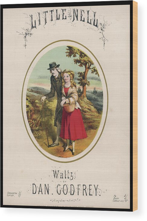 Dickens Wood Print featuring the drawing Little Nell Is The Inspiration by Mary Evans Picture Library