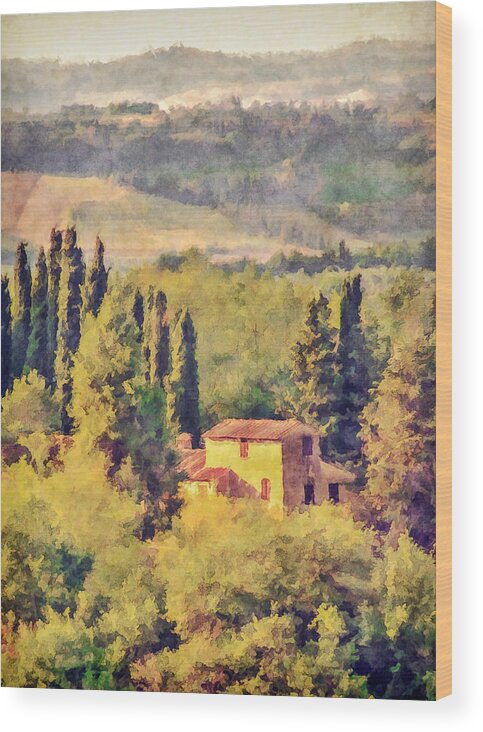 Peace Wood Print featuring the photograph Peace and Tranquility by Celso Bressan