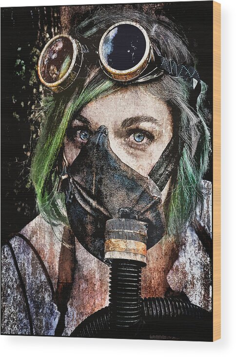 Steampunk Wood Print featuring the photograph Steampunk by Rick Mosher