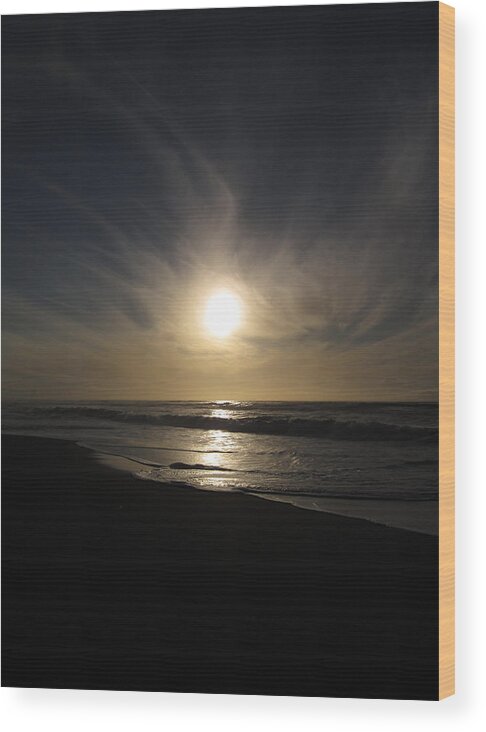 Sunset Wood Print featuring the photograph Sunset Series No. 6 by Ingrid Van Amsterdam