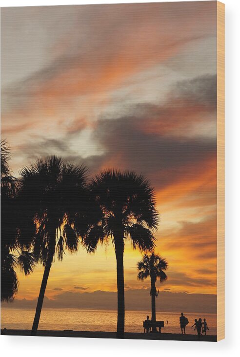 Tarpon Springs Florida Wood Print featuring the photograph Tropical Vacation by Laurie Perry