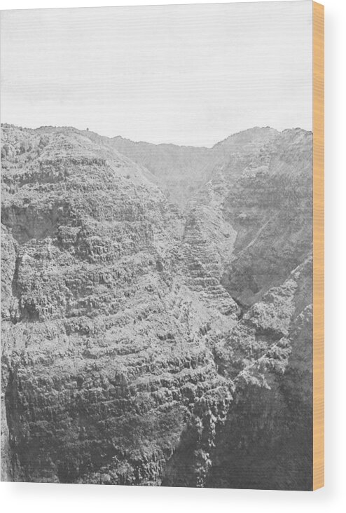 Frank Wilson Wood Print featuring the photograph Waiamea Canyon Kauai II by Frank Wilson