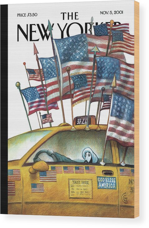 What So Proudly We Hailed Wood Print featuring the painting What So Proudly We Hailed by Carter Goodrich