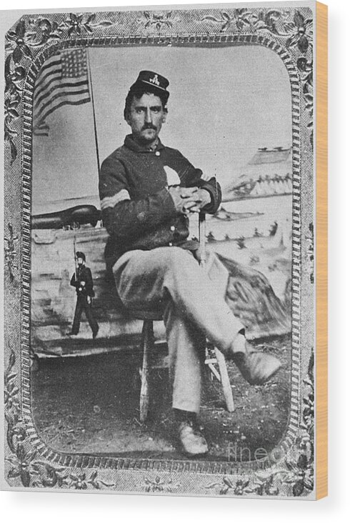 1860s Wood Print featuring the photograph George W. Whitman by Granger