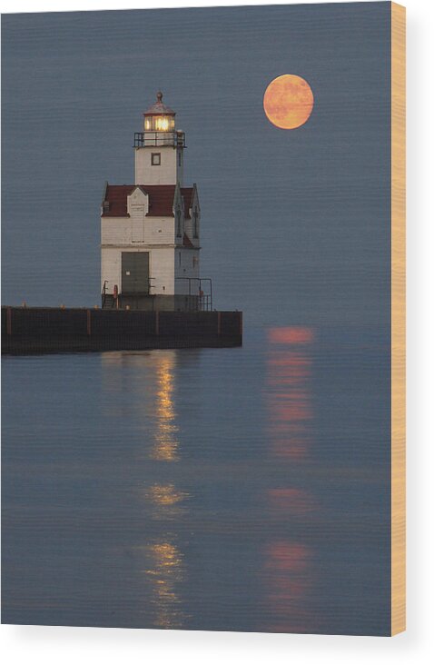 Lighthouse Wood Print featuring the photograph Lighthouse Companion by Bill Pevlor