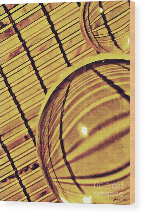Crystal Wood Print featuring the photograph Crystal Ball Project 100 by Sarah Loft