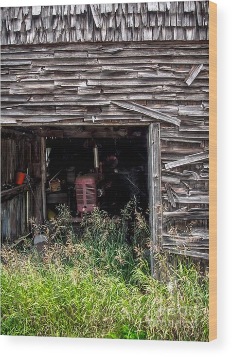 Barn Wood Print featuring the photograph Ghosts of Farming's Past 3 by James Aiken