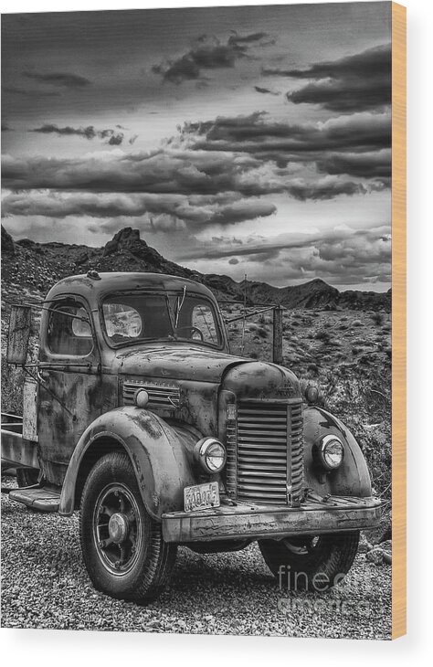 Old Wood Print featuring the photograph Grandpa's Ride by Eddie Yerkish