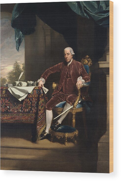 John Singleton Copley Wood Print featuring the painting Henry Laurens by John Singleton Copley