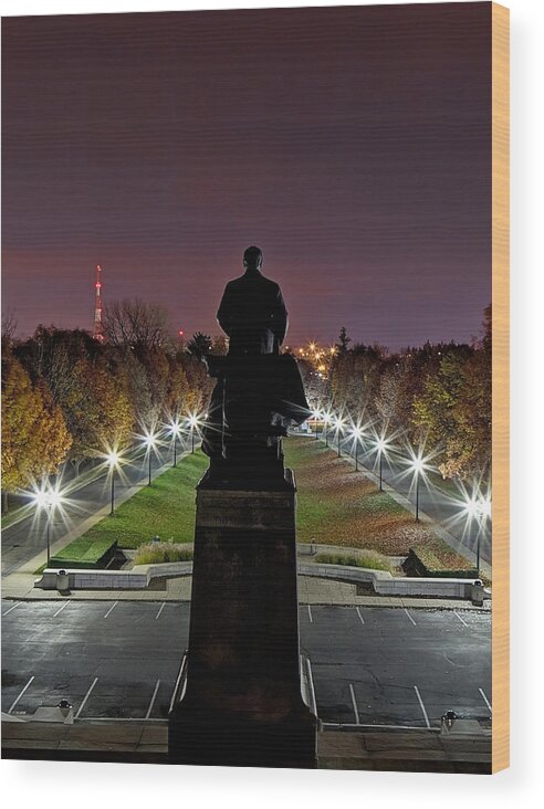 Mckinley Monument Wood Print featuring the photograph McKinley Monument by Deborah Penland