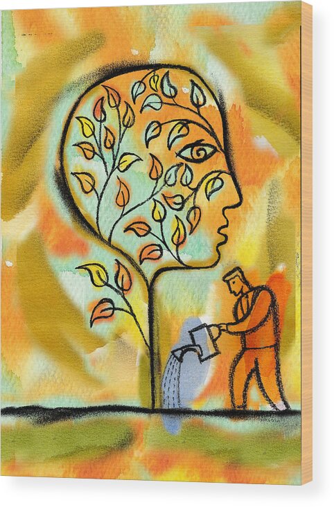  Agriculture Caring Color Image Community Cultivating Family Tree Full Length Genealogy Growing Growth Head And Shoulders Heritage Humanity Illustration Illustration And Painting Man Medium Group Of People Mid Adult Nurturing Outdoors People Profile Responsibility Side View Standing Together Tree Vertical Watercolor Watering Watering Can Woman 30's Accountable Care Culture Developing Development Drawing Farming Female Full Body Group Grow Jointly Male Mankind Nurture Outside Painting Person Wood Print featuring the painting Nurturing and Caring by Leon Zernitsky