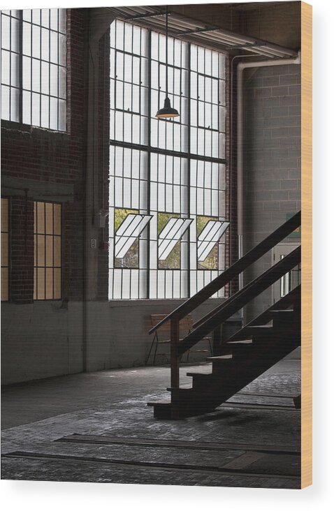 Warehouse Wood Print featuring the photograph Old Warehouse by Wilma Birdwell