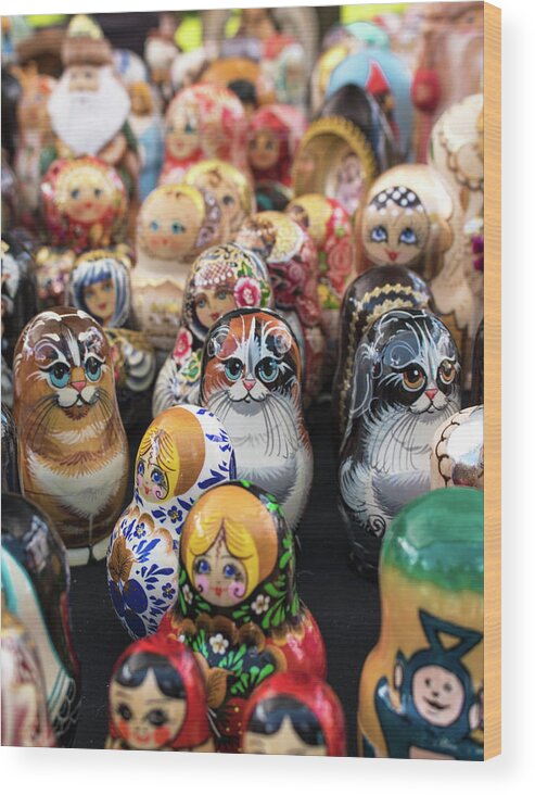 Nesting Dolls Wood Print featuring the photograph On the Prowl by Holly Ross