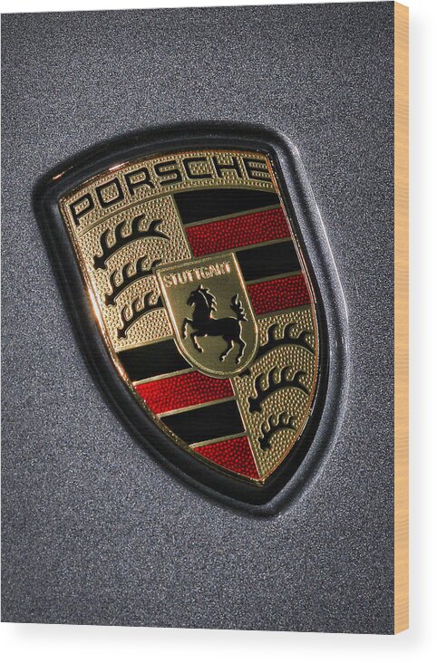 Porsche Wood Print featuring the photograph Porsche by Gordon Dean II