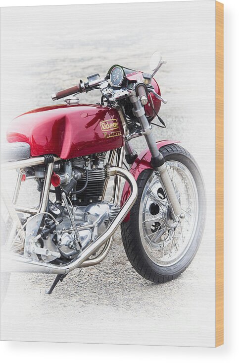 Rickman Metisse Wood Print featuring the photograph Rickman Metisse Motorcycle by Tim Gainey