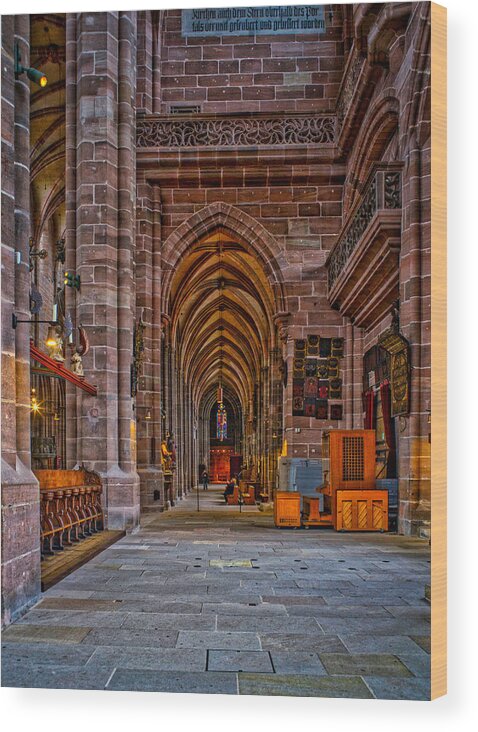 Church Wood Print featuring the photograph Amped Up Arches by Tom Gresham