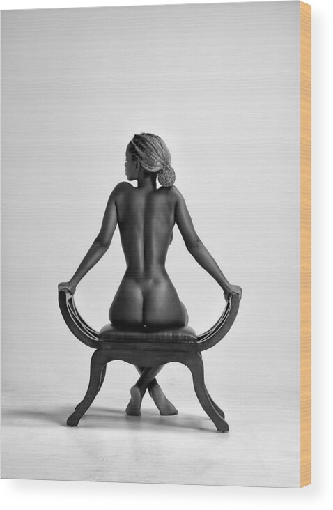 Sit Wood Print featuring the photograph Dark Seat by Ross Oscar