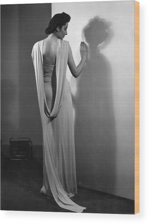 Long Wood Print featuring the photograph Dove Dress by Horace Eliascheff