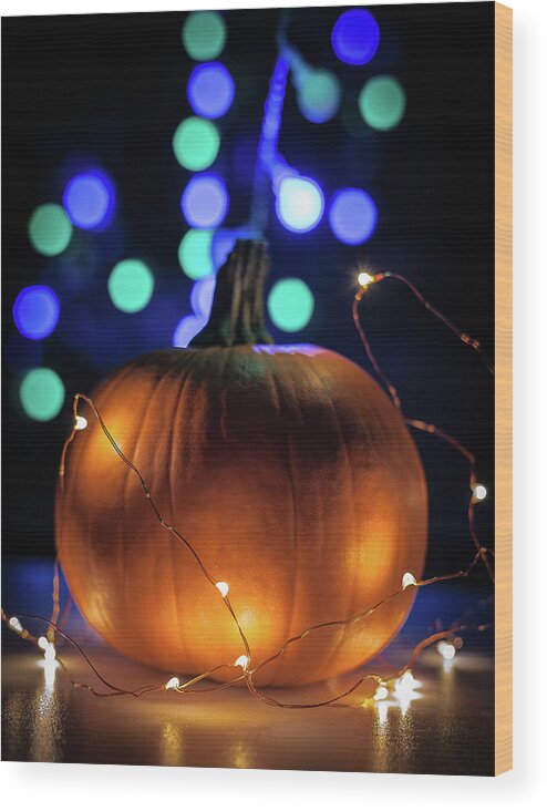 Pumpkin Wood Print featuring the photograph Happy Dia de la Gran Calabaza No. 2 by Al White