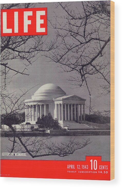 Washington D.c. Wood Print featuring the photograph LIFE Cover: April 12, 1943 by Alfred Eisenstaedt