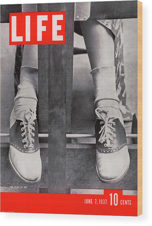 Fashion Wood Print featuring the photograph LIFE Cover: June 7, 1937 by Alfred Eisenstaedt