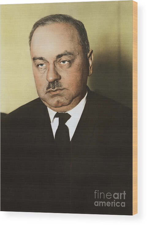 Mental Health Wood Print featuring the photograph Portrait Of Alfred Adler by Bettmann