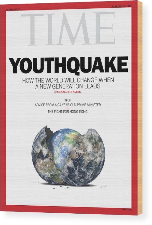 Youthquake Wood Print featuring the photograph Youthquake by Photo-Illustration by Edmon de Haro for TIME