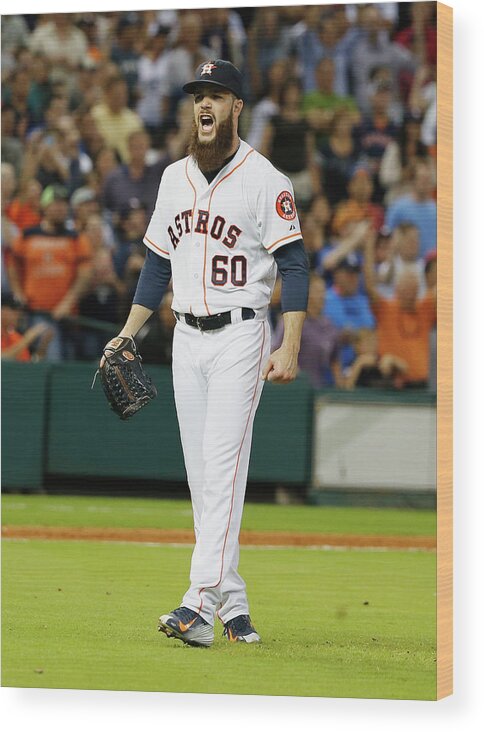 People Wood Print featuring the photograph Dallas Keuchel #1 by Scott Halleran