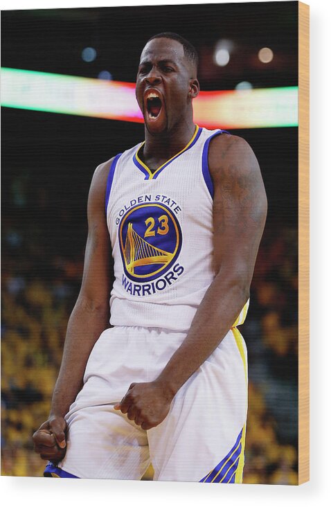 Playoffs Wood Print featuring the photograph Draymond Green #2 by Ezra Shaw