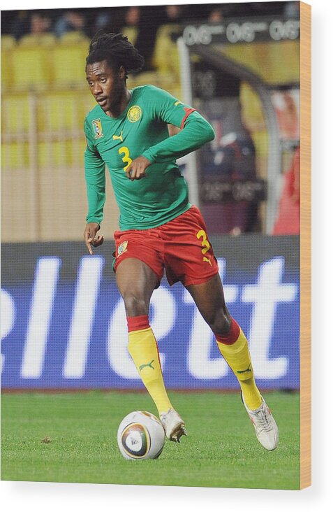 International Match Wood Print featuring the photograph Italy v Cameroon - International Friendly #9 by Giuseppe Bellini