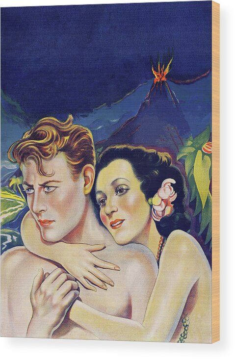 Bird Wood Print featuring the painting ''Bird of Paradise'', 1932, movie poster painting by Movie World Posters