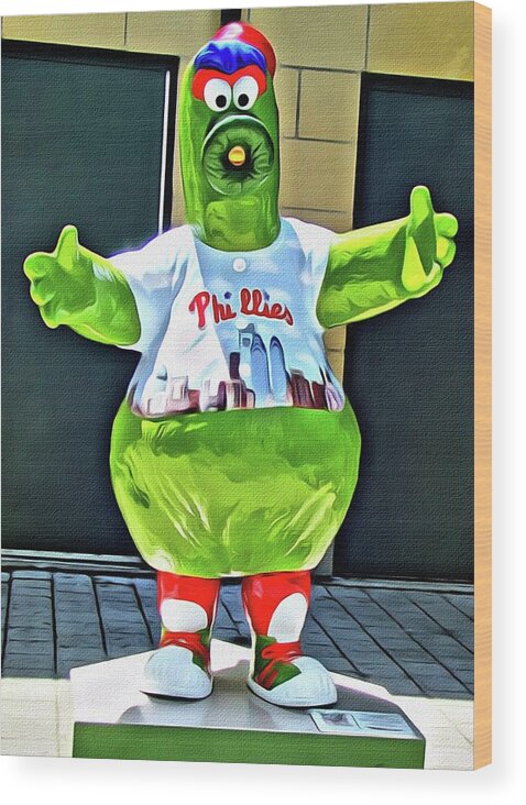 Alicegipsonphotographs Wood Print featuring the photograph He's Phanatic by Alice Gipson