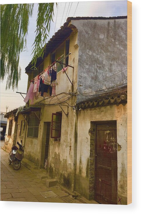 China Wood Print featuring the photograph Home Sweet Home by Kerry Obrist