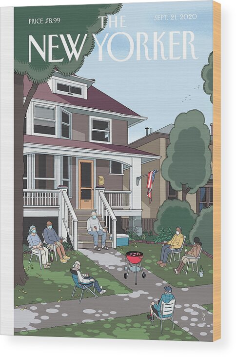 Summer Wood Print featuring the painting Last Days by Chris Ware