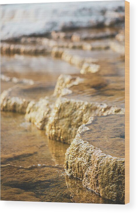 Mountain Wood Print featuring the photograph Mammoth Layers by Go and Flow Photos