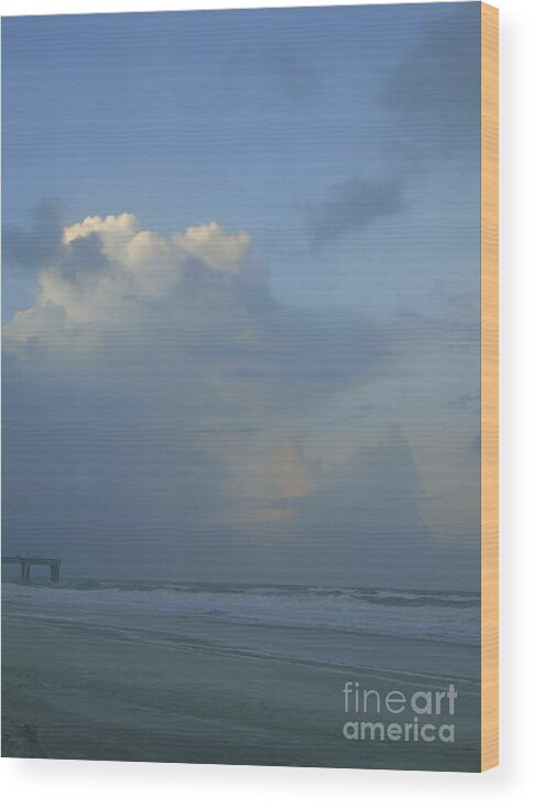 St Augustine Wood Print featuring the photograph Misty Morning by D Hackett