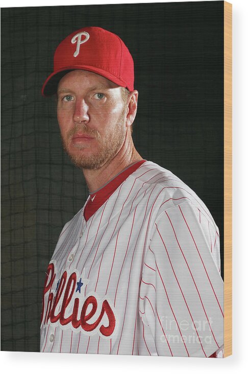 People Wood Print featuring the photograph Roy Halladay by Elsa