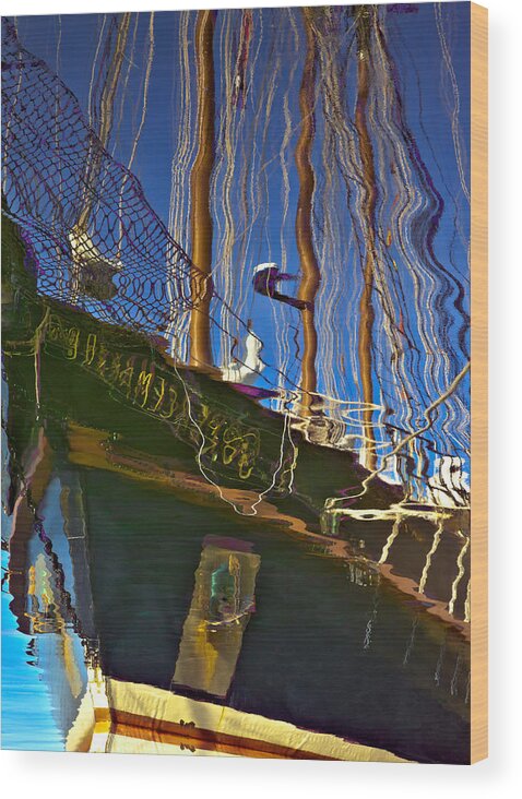 Sailboat Wood Print featuring the photograph The Baltimore II by John Bartosik